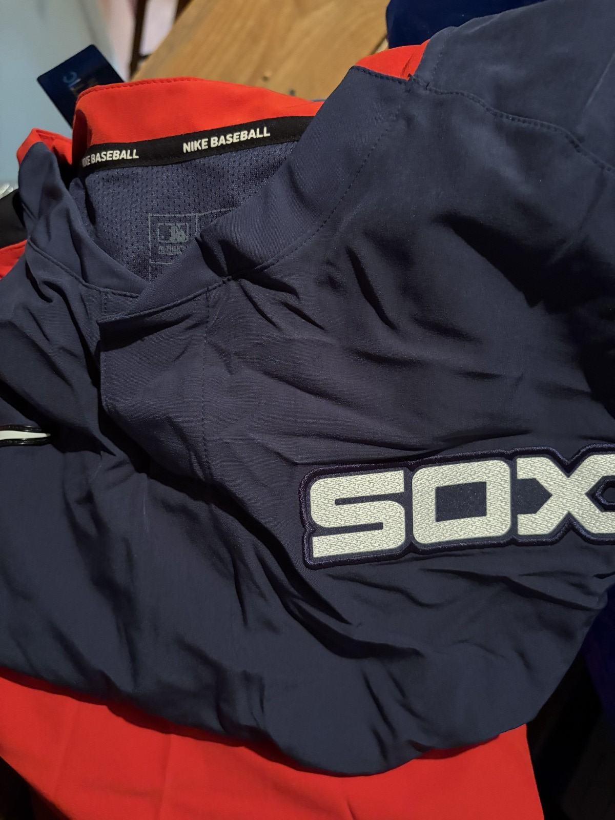 Chicago White Sox Nike Authentic Collection Hot Pullover Jacket Large
