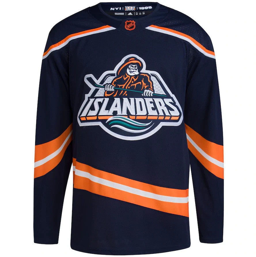 adidas New York Islanders Fisherman Reverse Retro Alternate Authentic Jersey 44