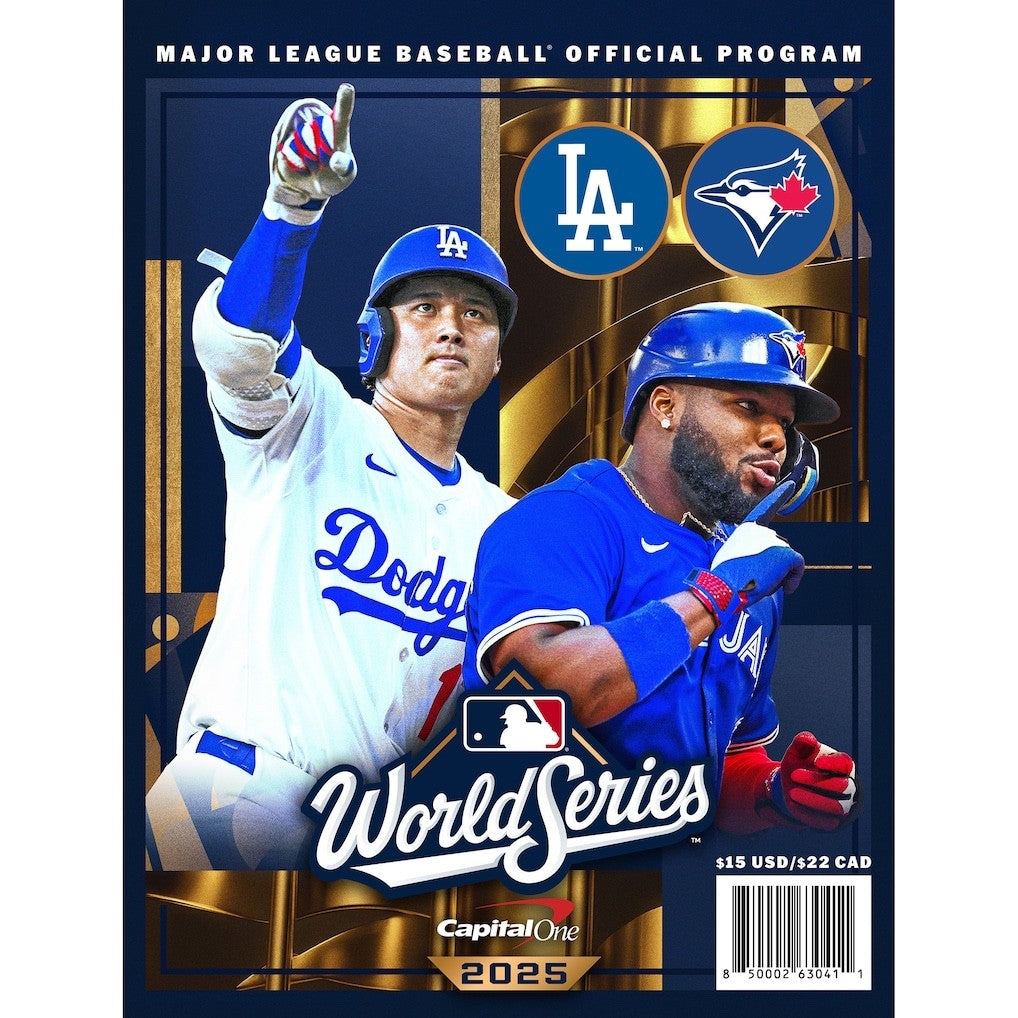 2025 MLB World Series Los Angeles Dodgers Toronto Blue Jays Program PLEASE READ