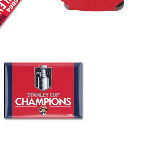 Florida Panthers 2025 NHL Stanley Cup Final Champions Magnet