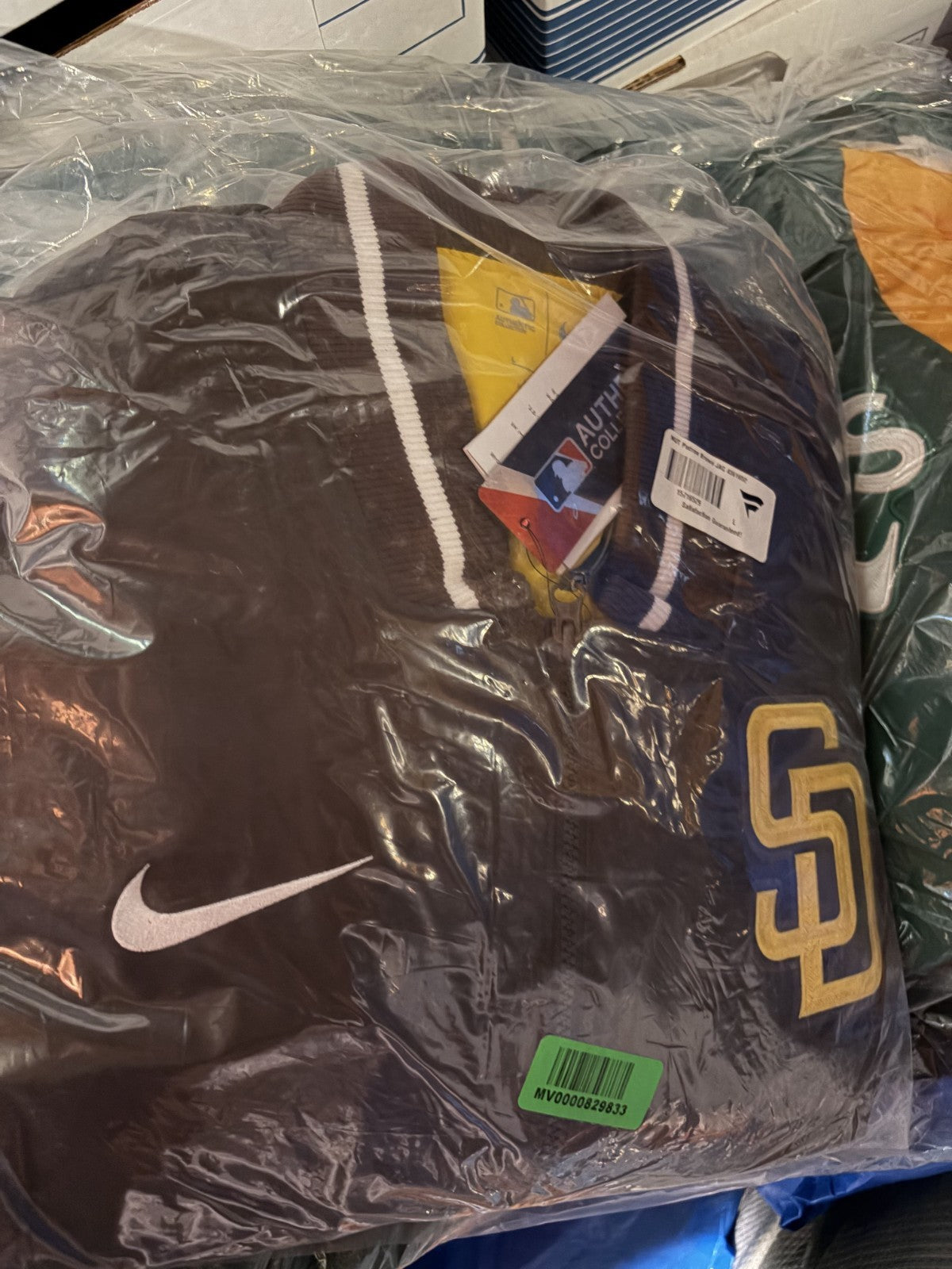 San Diego Padres Authentic Collection Dugout Jacket Nike Size Large