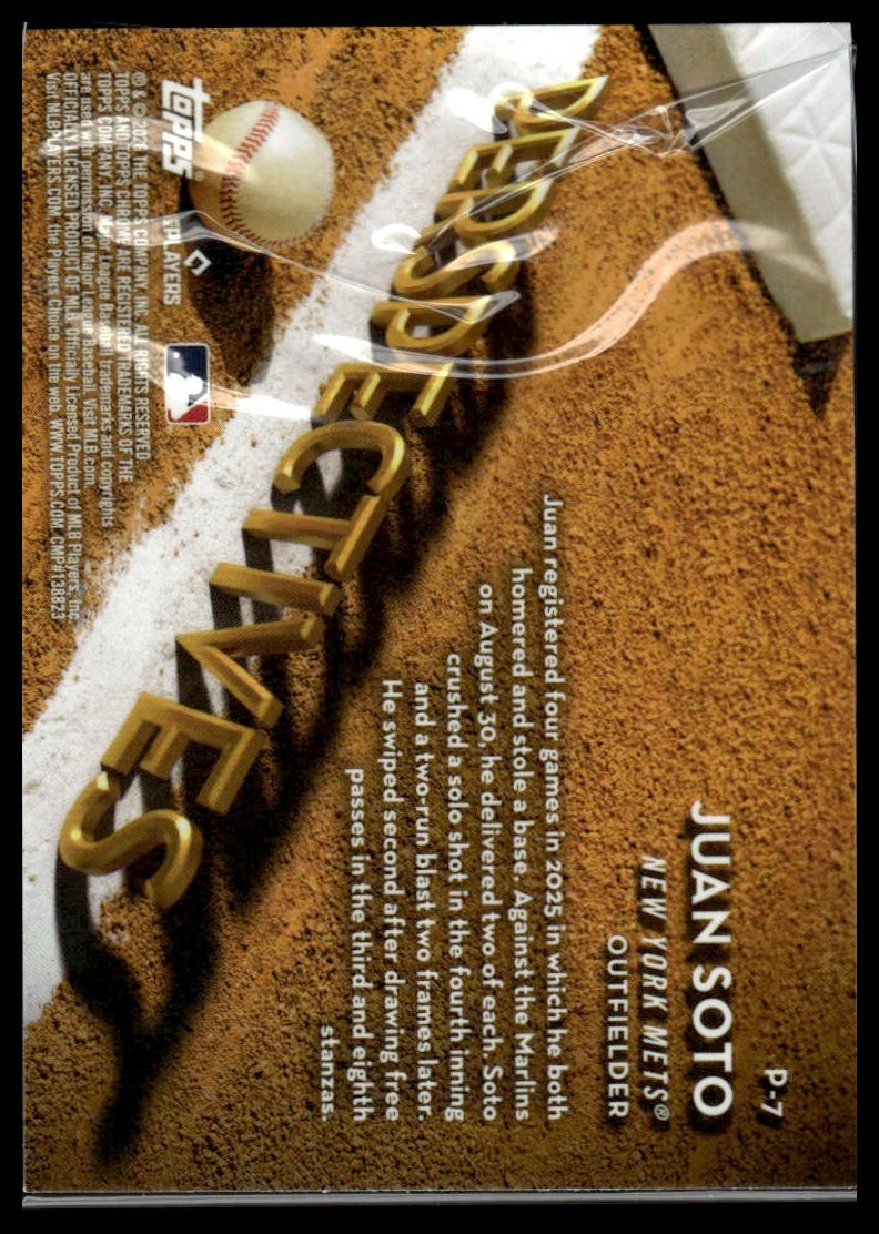 2026 Topps Chrome #P-7 Juan Soto Perspectives