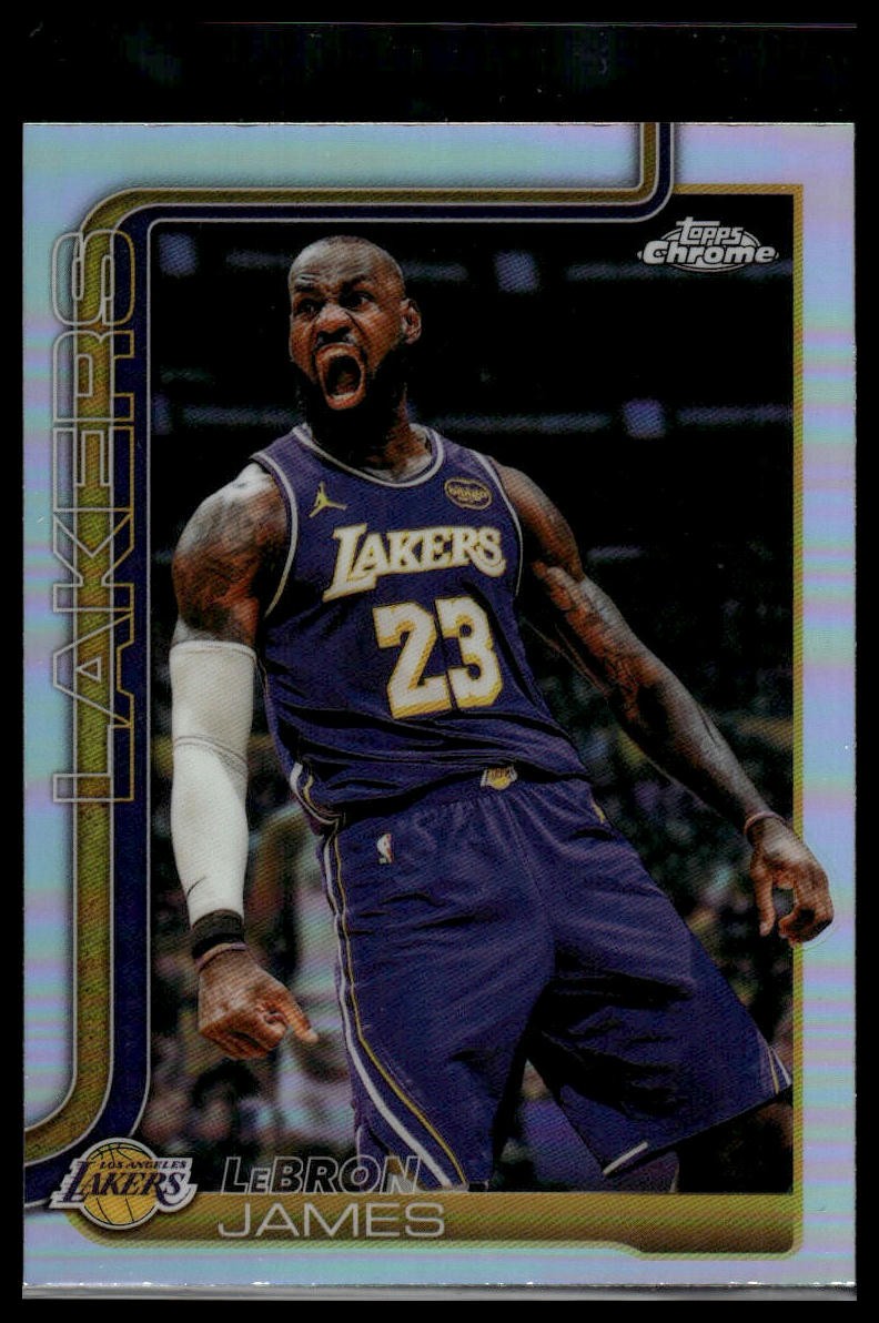 2025-26 Topps Chrome Update #1 LeBron James REFRACTOR