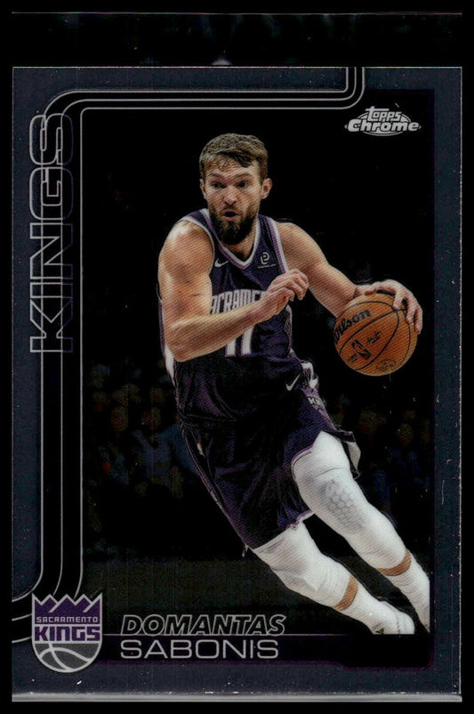 2025-26 Topps Chrome Update #34 Domantas Sabonis