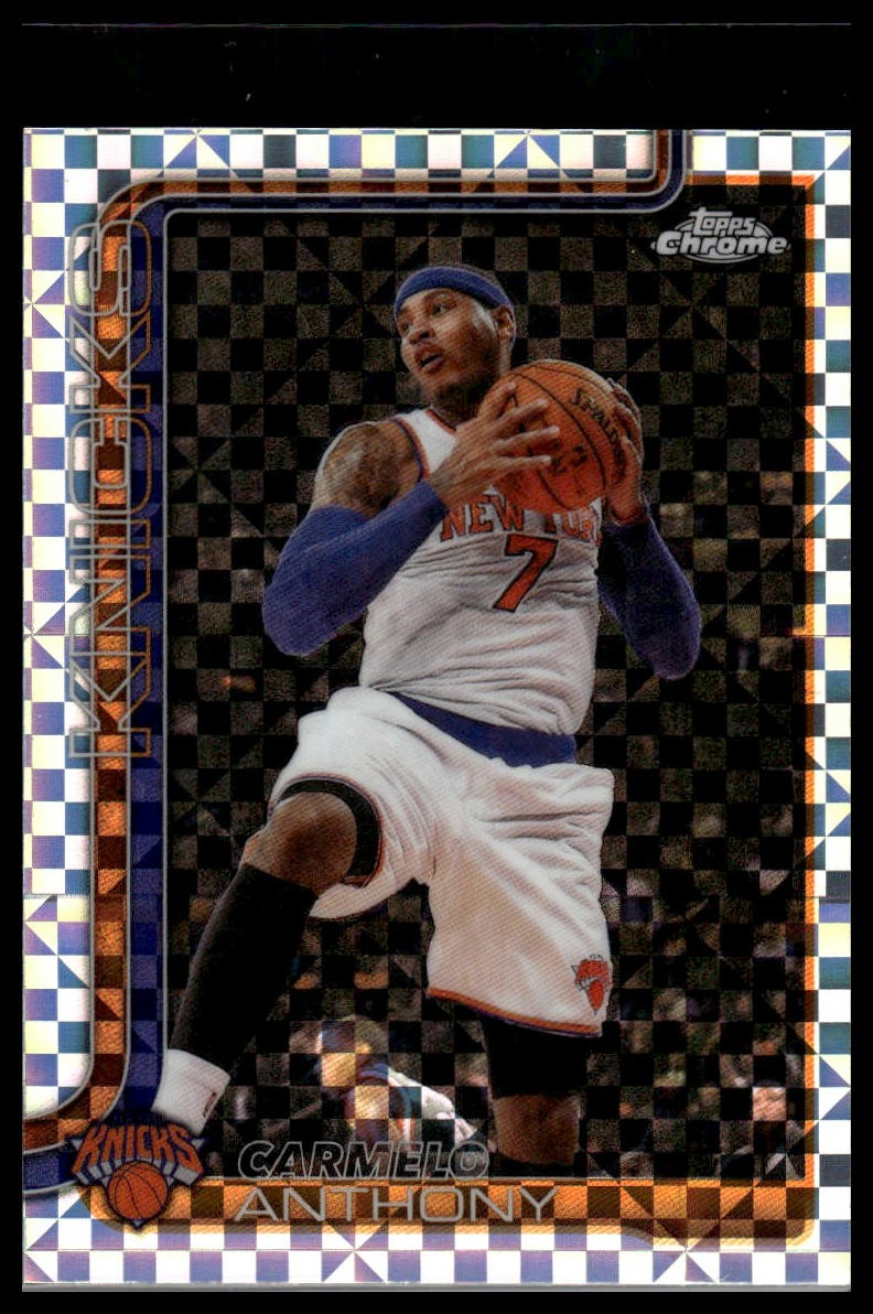 2025-26 Topps Chrome Update #148 Carmelo Anthony X-Fractor