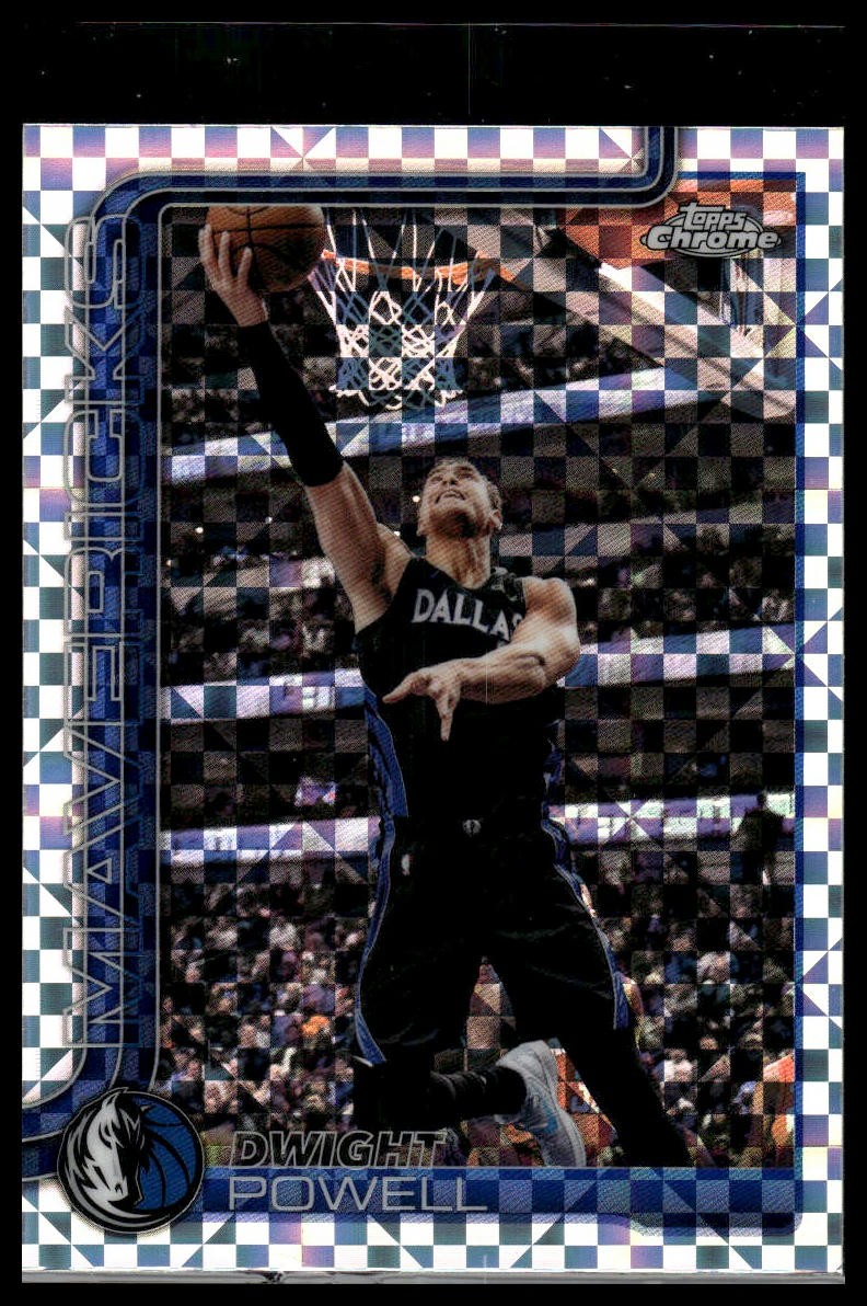 2025-26 Topps Chrome Update #139 Dwight Powell X-Fractor