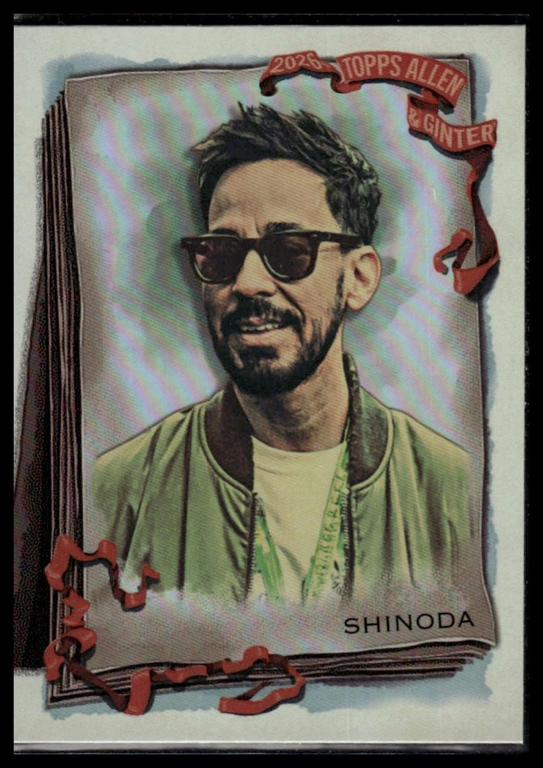 2026 Topps Allen & Ginter #141 Mike Shinoda Silver Portrait