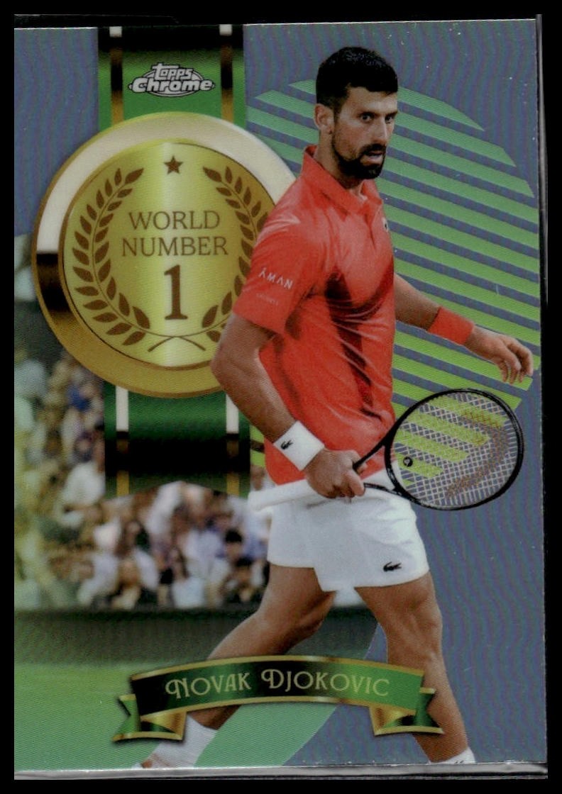 2026 Topps Chrome #WNO-ND Novak Djokovic World Number 1