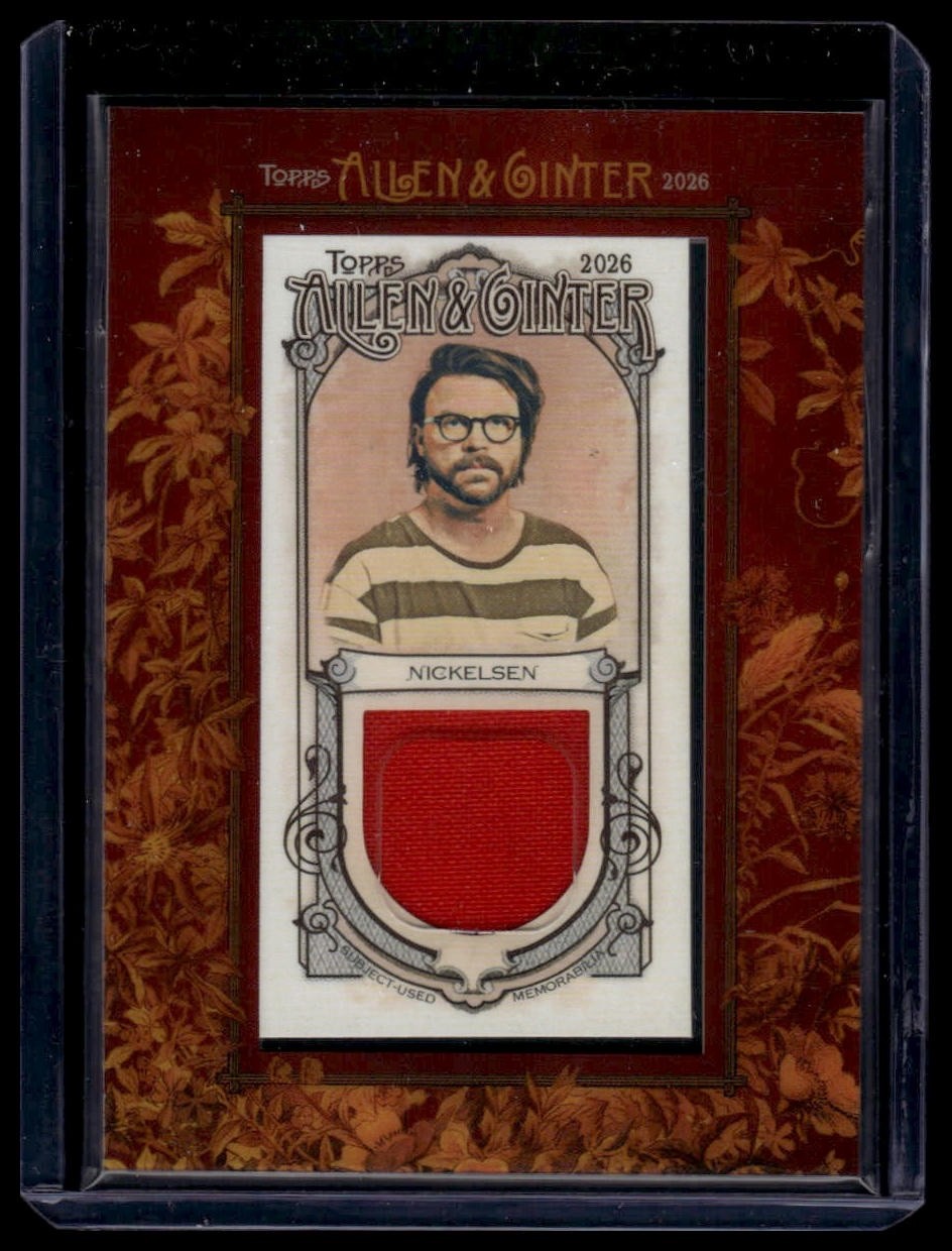 2026 Topps Allen & Ginter #FMR-GN Garrett Nickelsen Framed Mini Relics