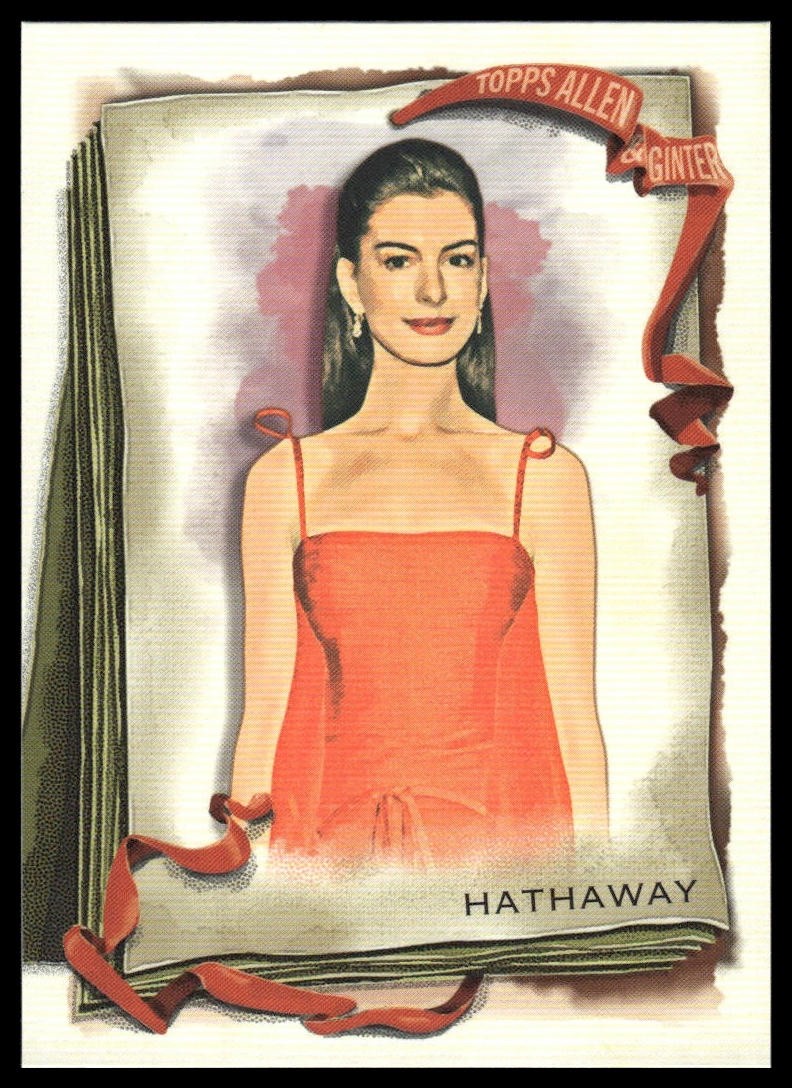 2026 Topps Allen & Ginter #126 Anne Hathaway Silver Portrait