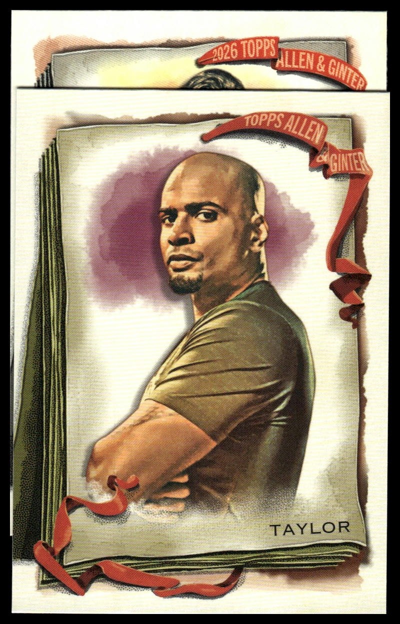 2026 Topps Allen & Ginter #108 Darrell Taylor Silver Portrait