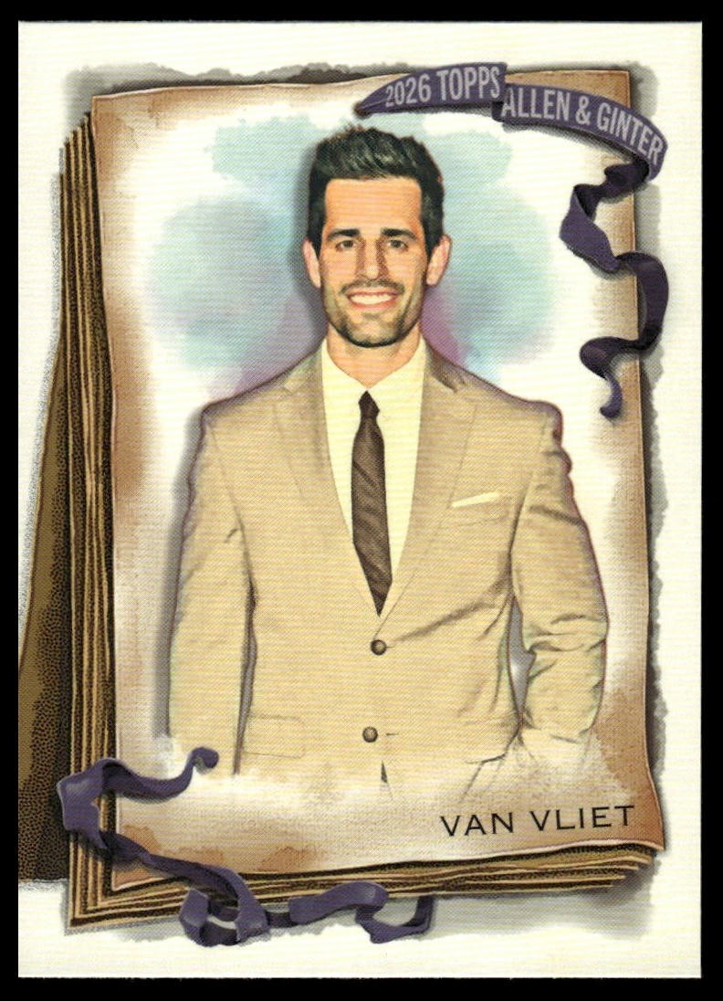 2026 Topps Allen & Ginter #121 Chris Van Vliet Silver Portrait
