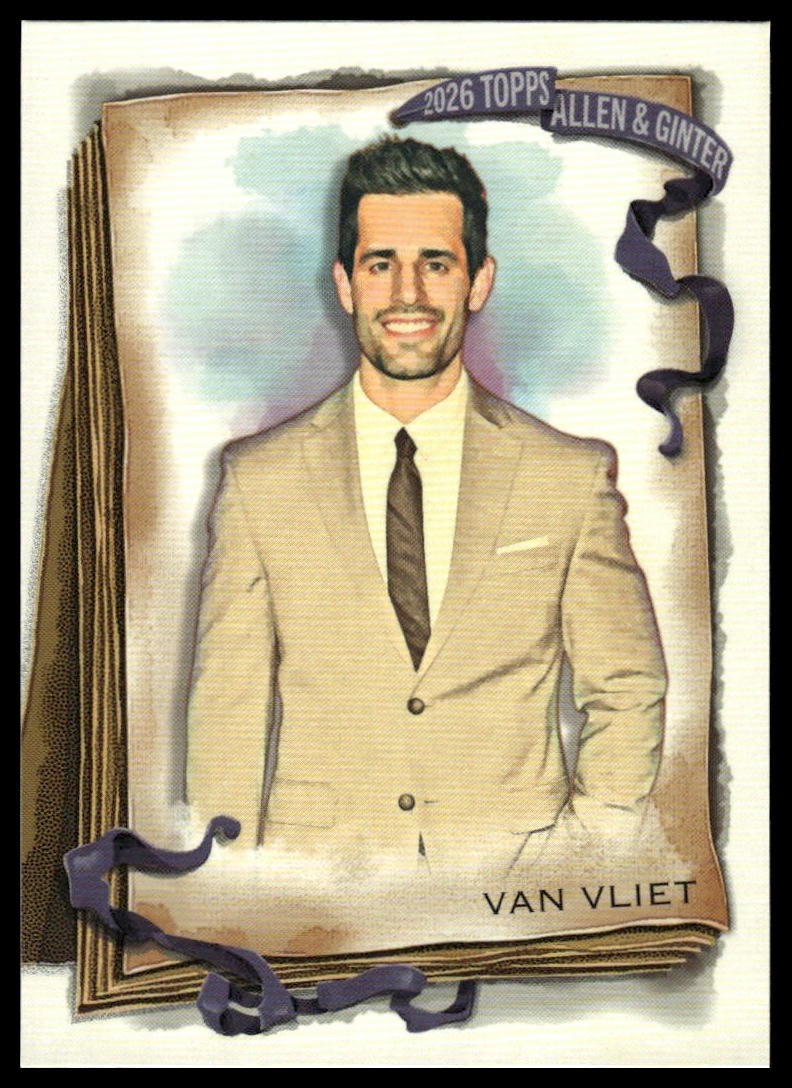 2026 Topps Allen & Ginter #121 Chris Van Vliet Silver Portrait