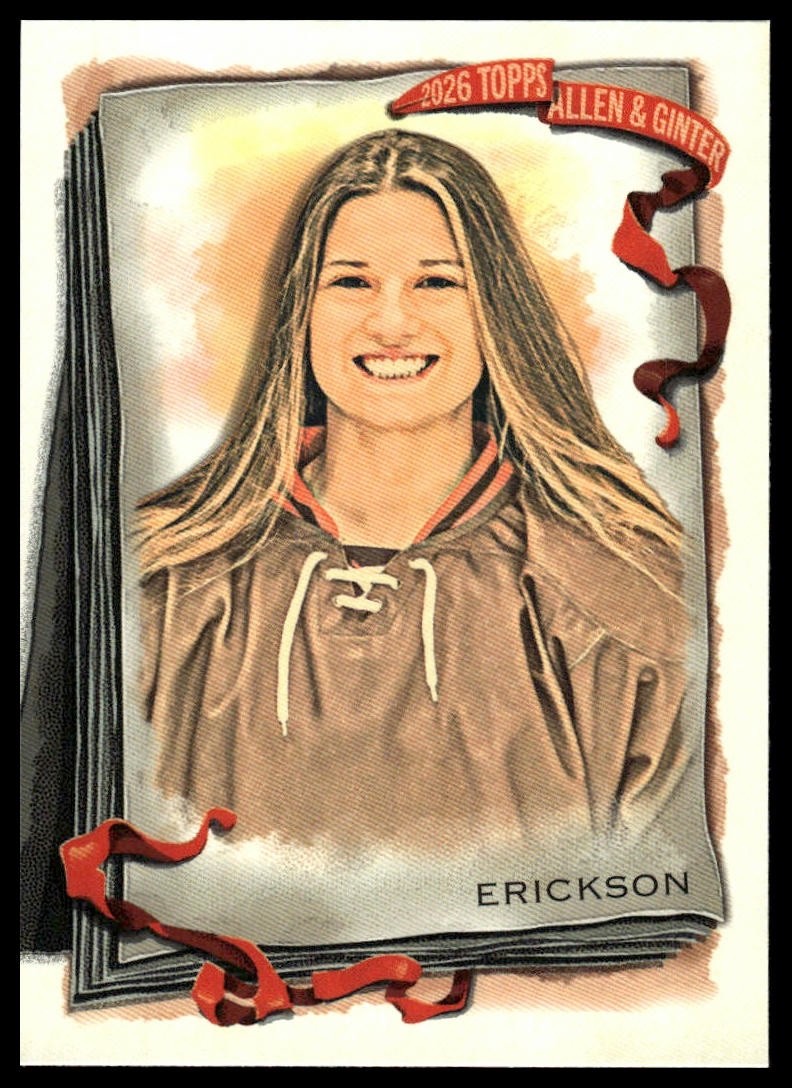 2026 Topps Allen & Ginter #125 Eva Erickson Silver Portrait