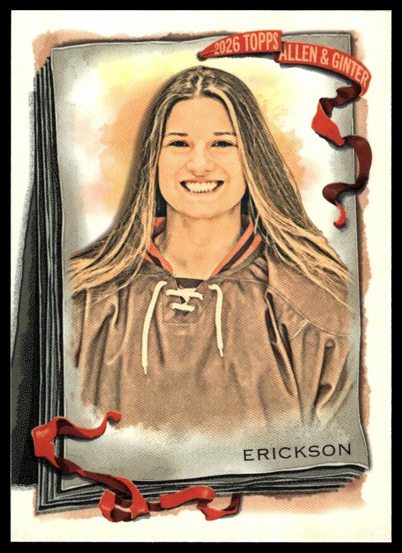 2026 Topps Allen & Ginter #125 Eva Erickson Silver Portrait