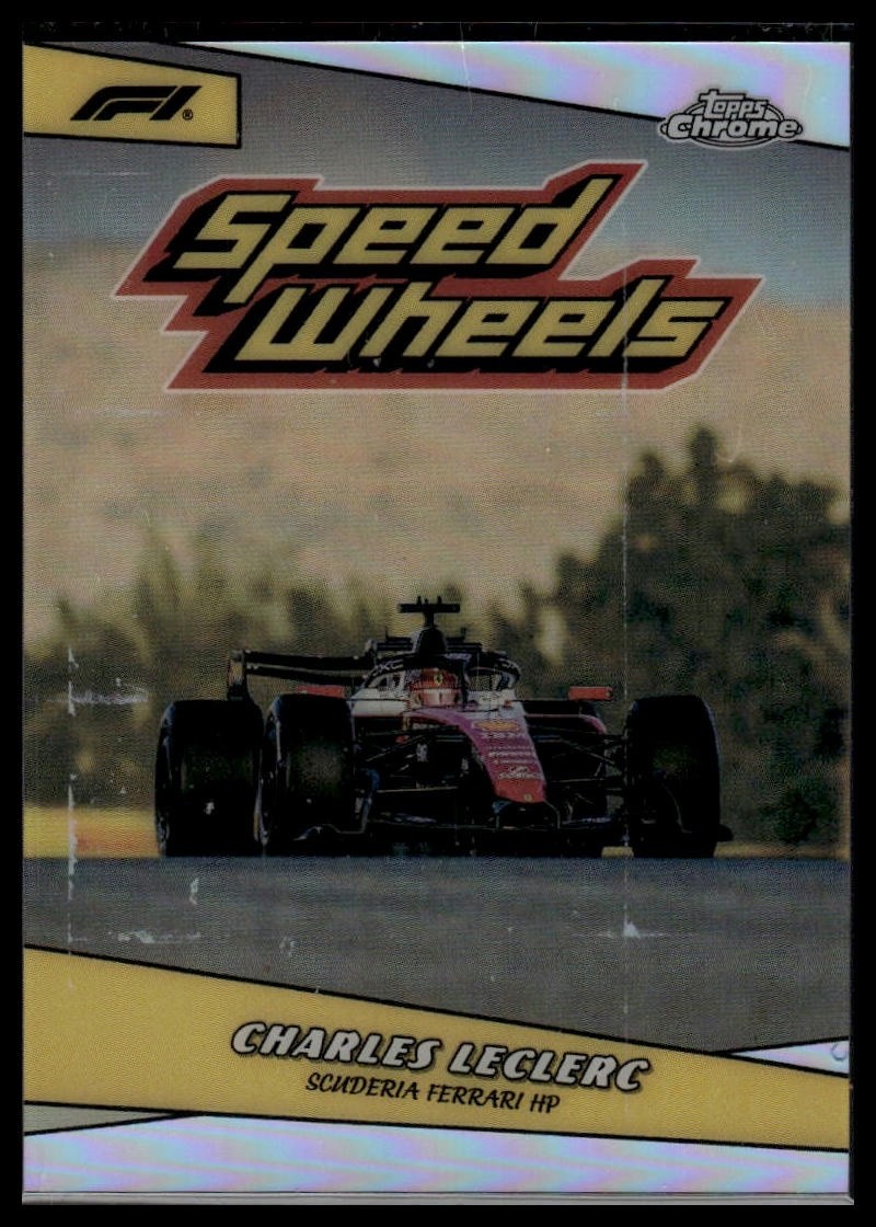2026 Topps Chrome Formula 1 #SW-7 Charles Leclerc Speed Wheels