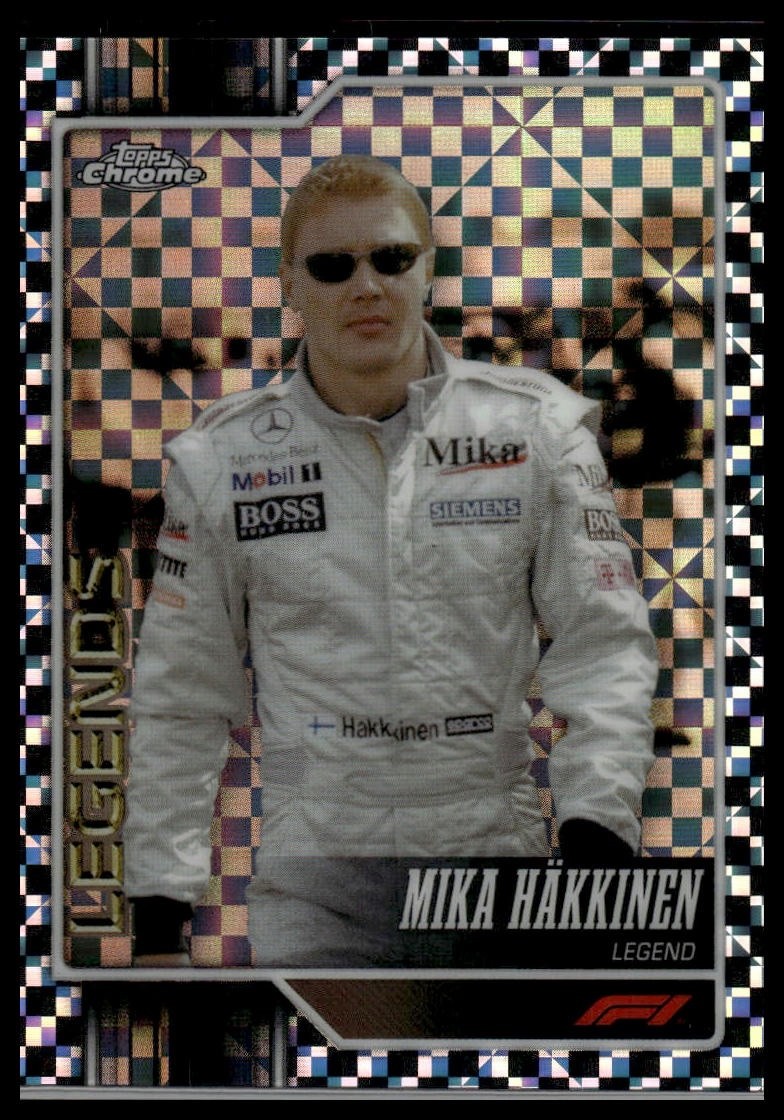 2026 Topps Chrome Formula 1 #158 Mario Andretti Checker Flag Refractor
