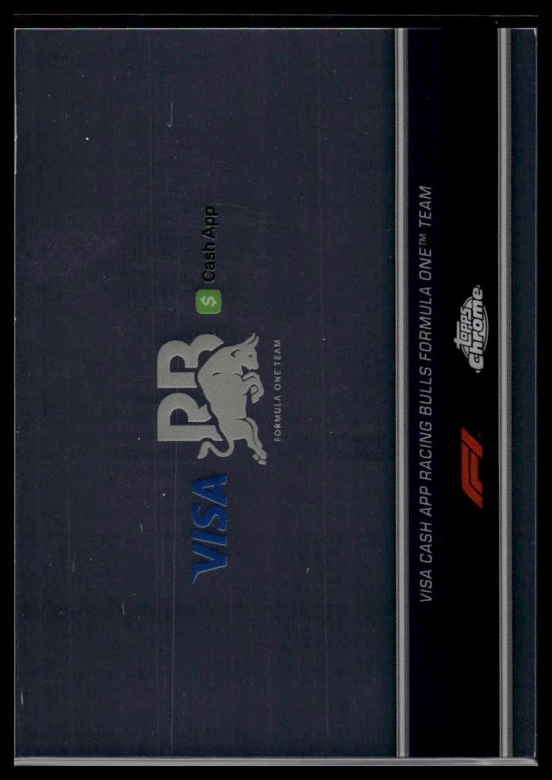 2026 Topps Chrome Formula 1 #184 VISA Cash App Racing Bulls Formula One Team LOG