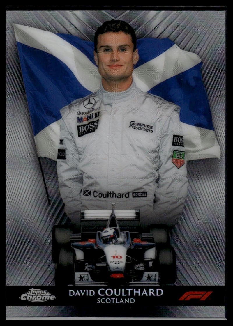 2026 Topps Chrome Formula 1 #HS-25 David Coulthard Home Straight