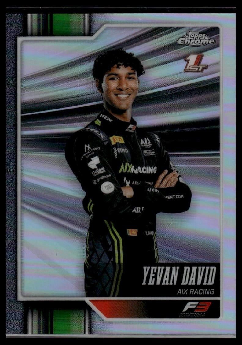 2026 Topps Chrome Formula 1 #68 Yevan David Prism Refractor