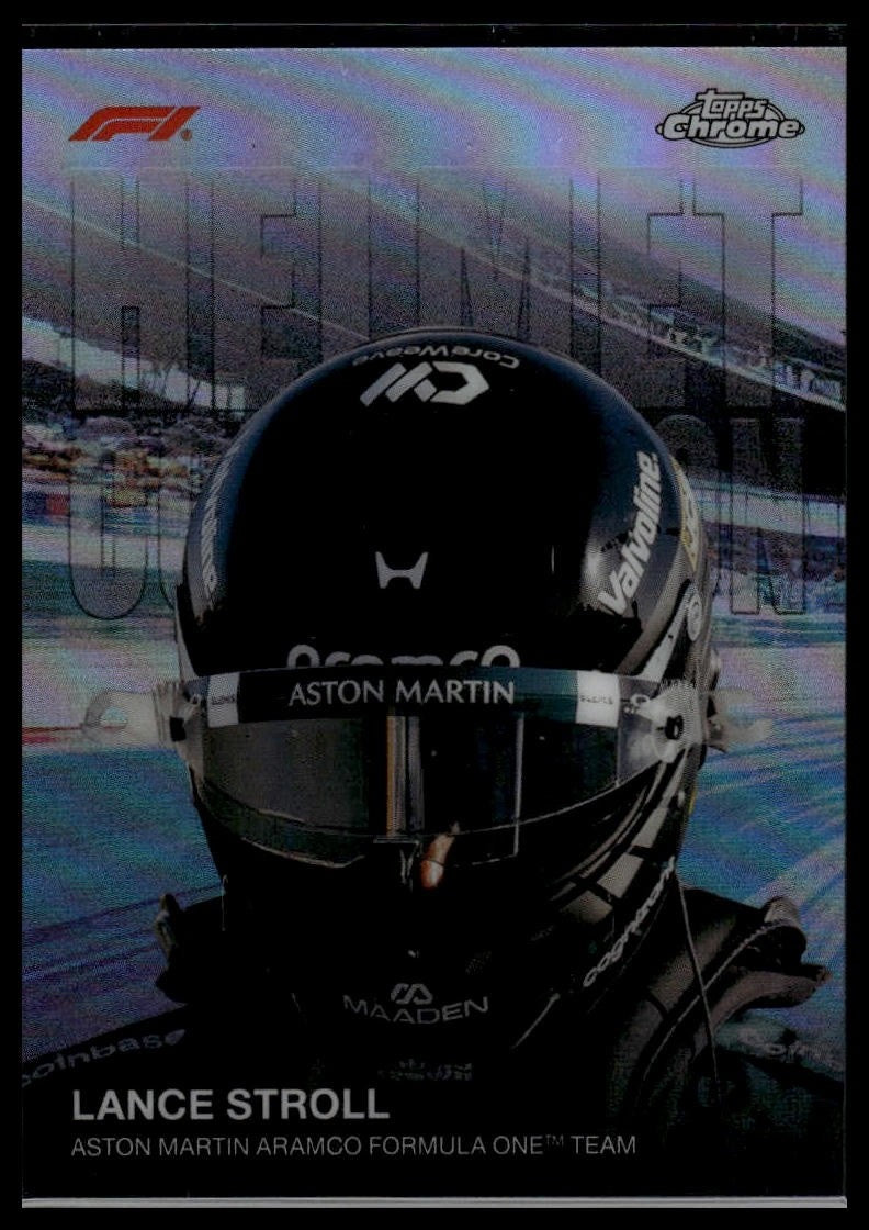 2026 Topps Chrome Formula 1 #HC-14 Lance Stroll Helmet Collection