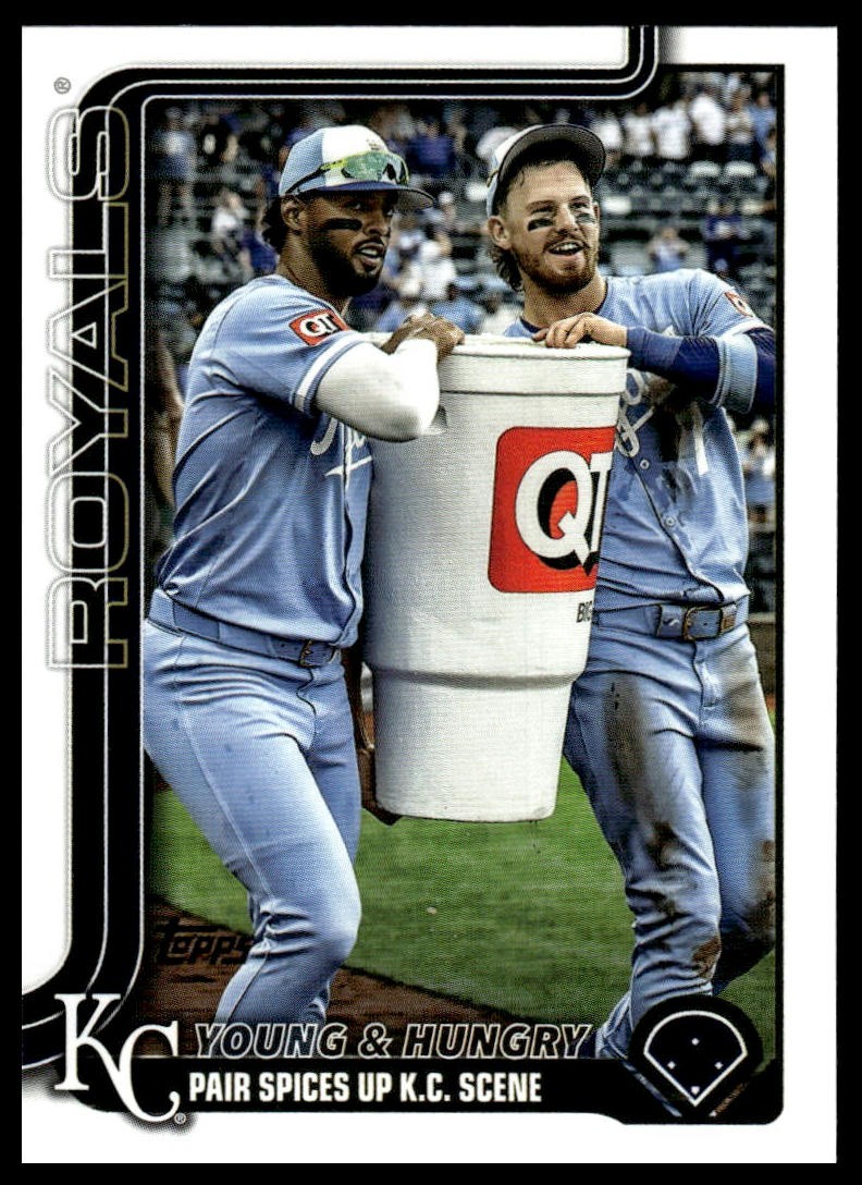2025 Topps Update #US209 MJ Melendez / Bobby Witt Jr. VC