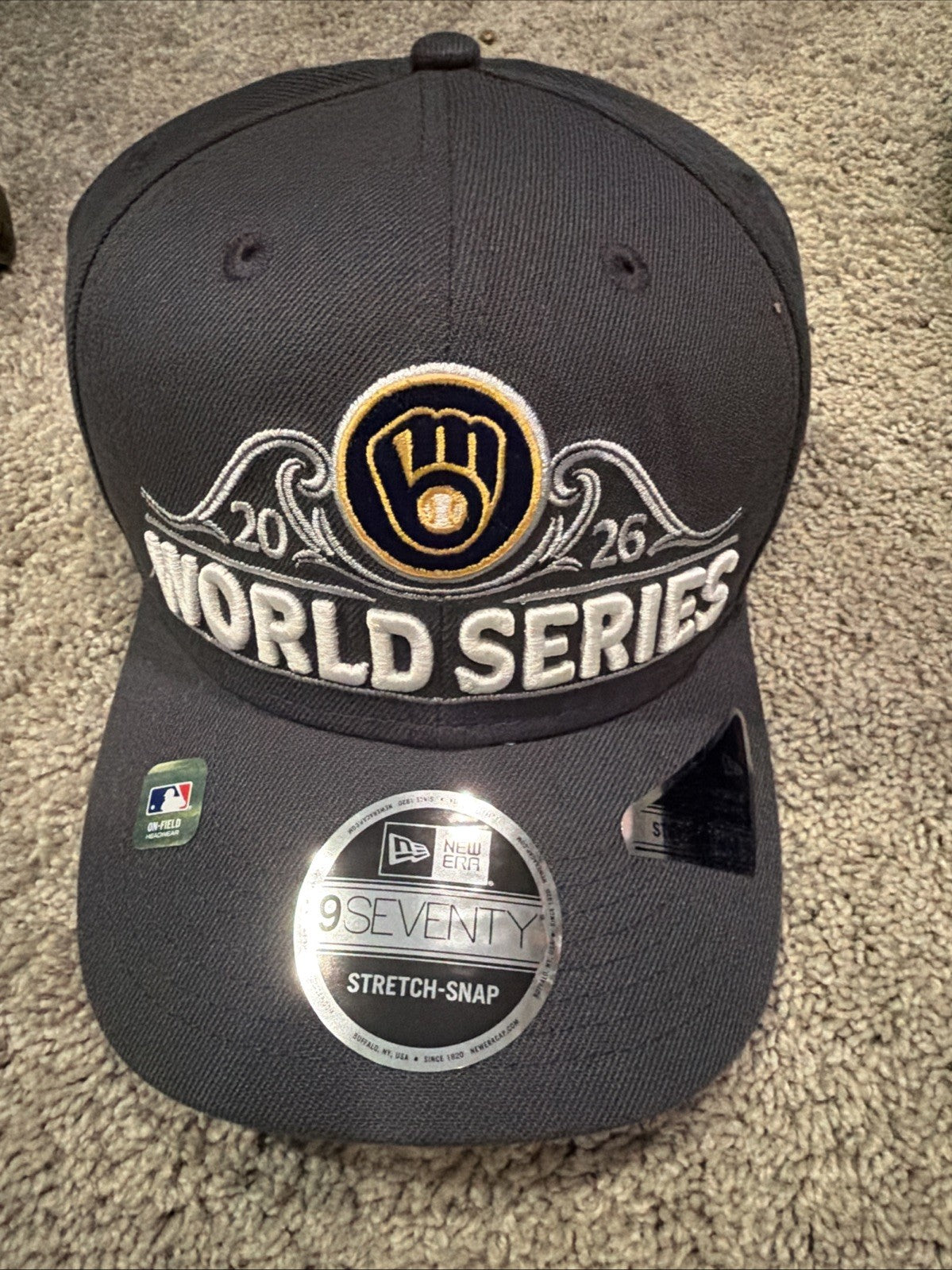 2026 Milwaukee Brewers World Series Locker Room Hat Cap  NL Champions