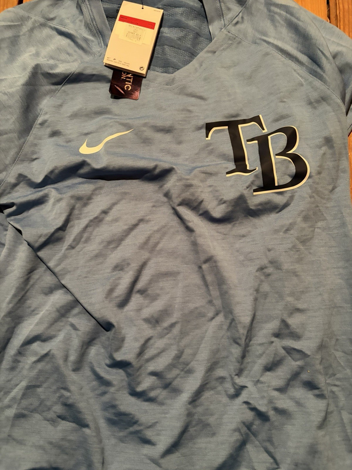 Tampa Bay Rays Nike MLB Authentic Collection V-Neck Pullover Large