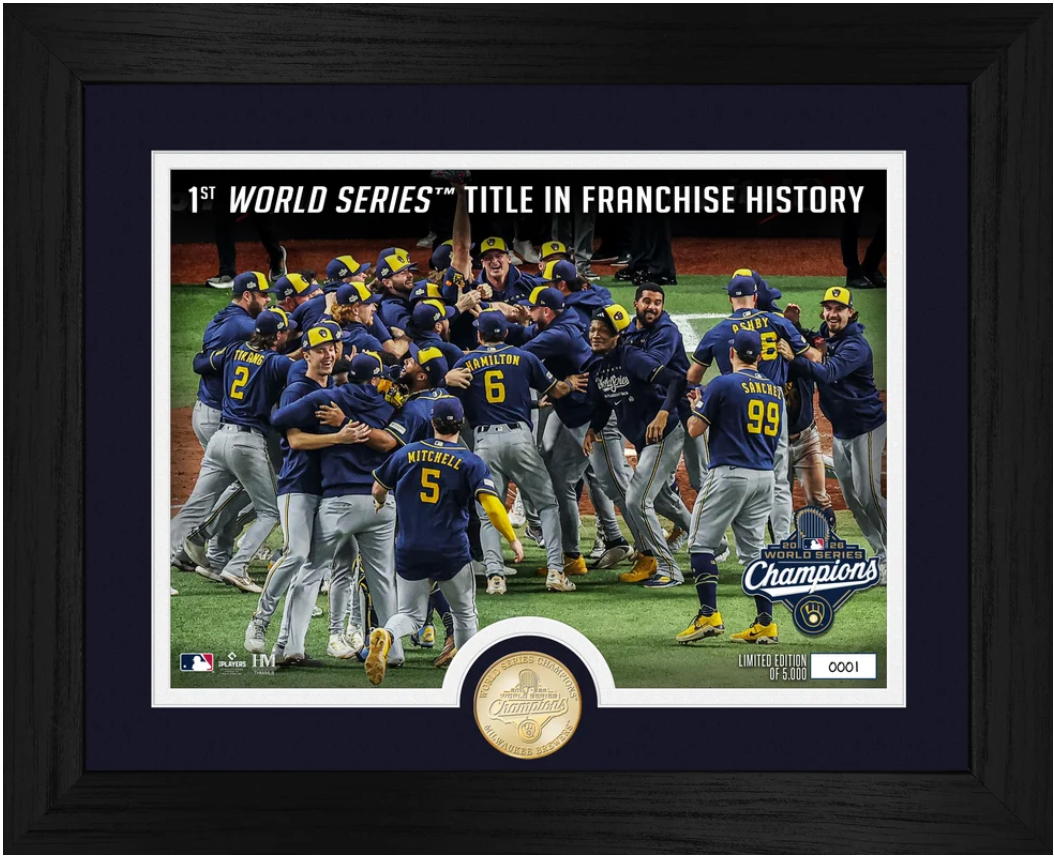 2026 World Series Champions Milwaukee Brewers CELEBRATION BRONZE COIN PHOTO MINT