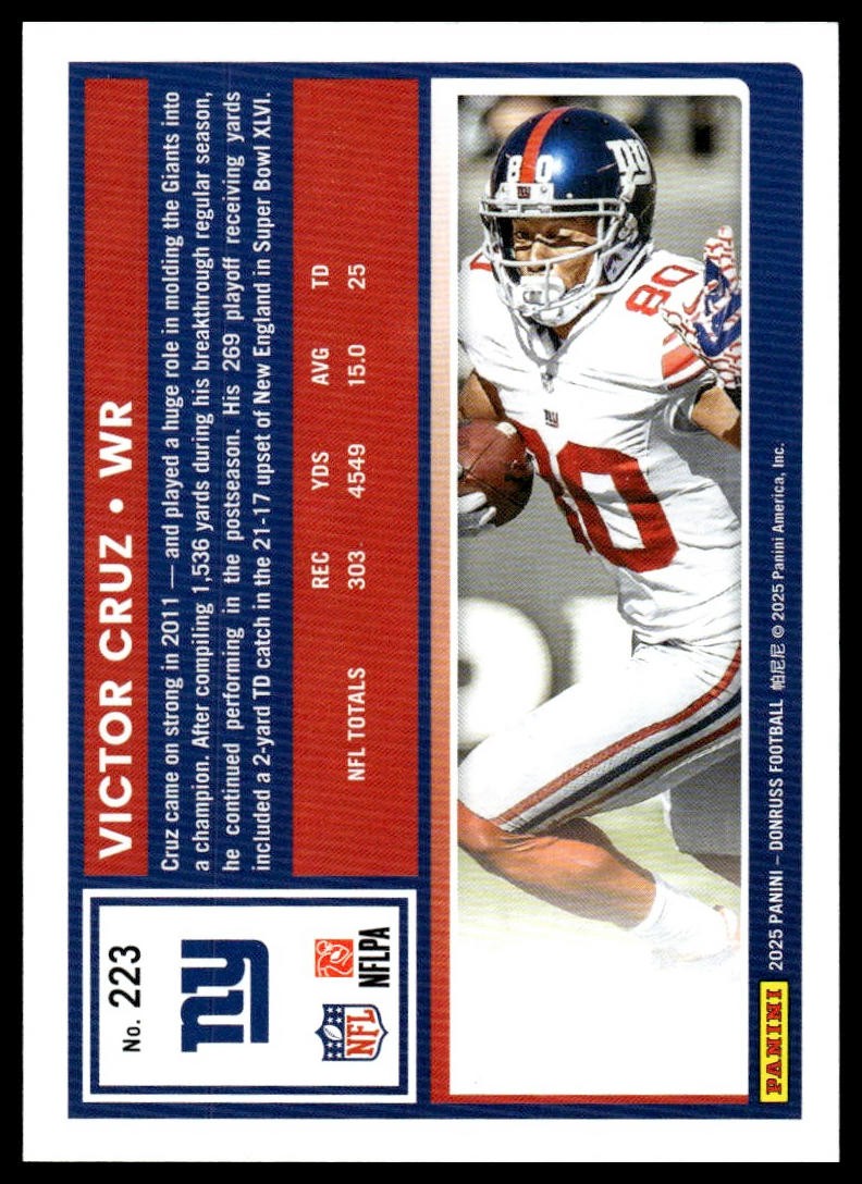 2025 Donruss #223 Victor Cruz