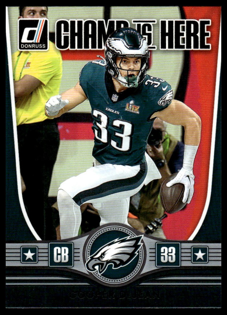 2025 Donruss #CIH-CDN Cooper DeJean Champ is Here