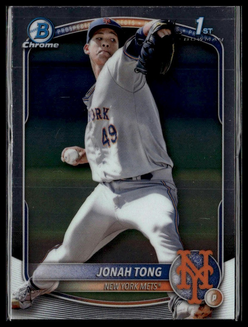 2025 Bowman #BCP-105 Jonah Tong Chrome Prospects
