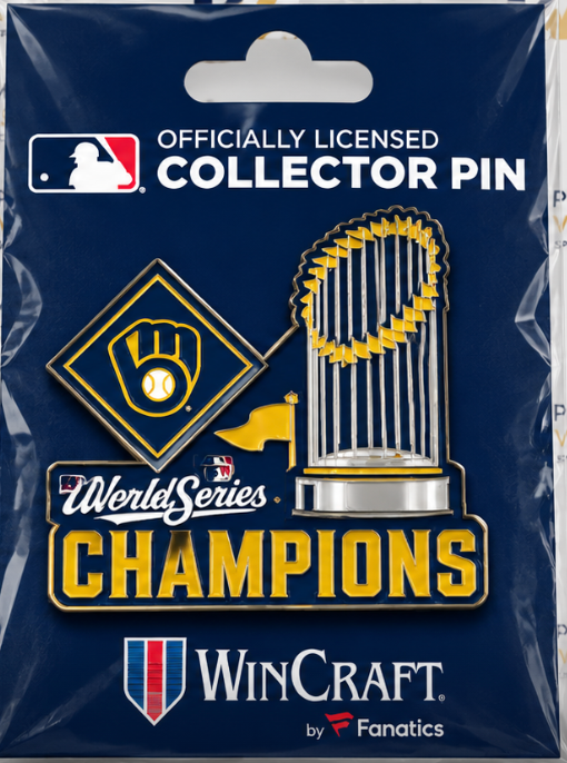 2026 World Series Champions Milwaukee Brewers Championship Pin v4