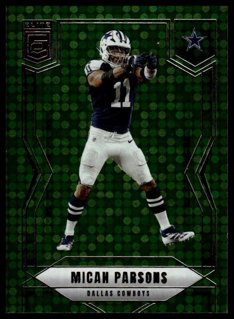 2025 Donruss Elite #6 Micah Parsons Green Disco