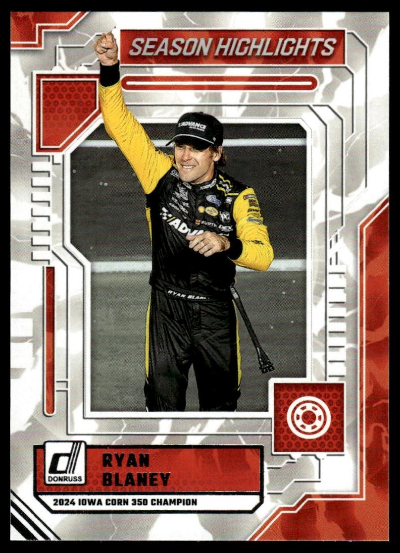 2025 Donruss #3 Ryan Blaney Season Highlights