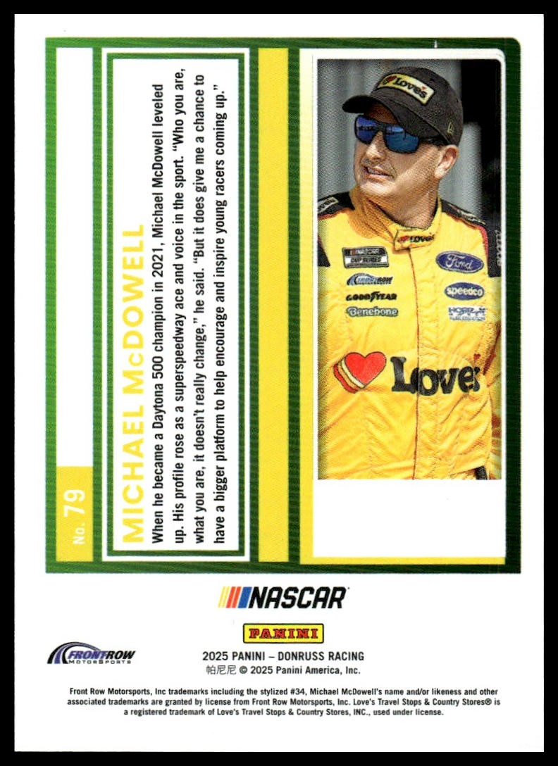 2025 Donruss #79 Michael McDowell