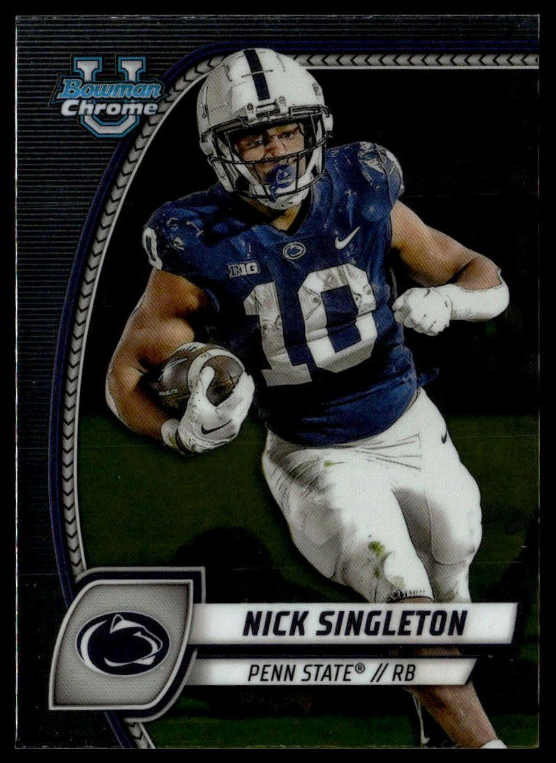 2024 Bowman University Chrome #188 Nick Singleton