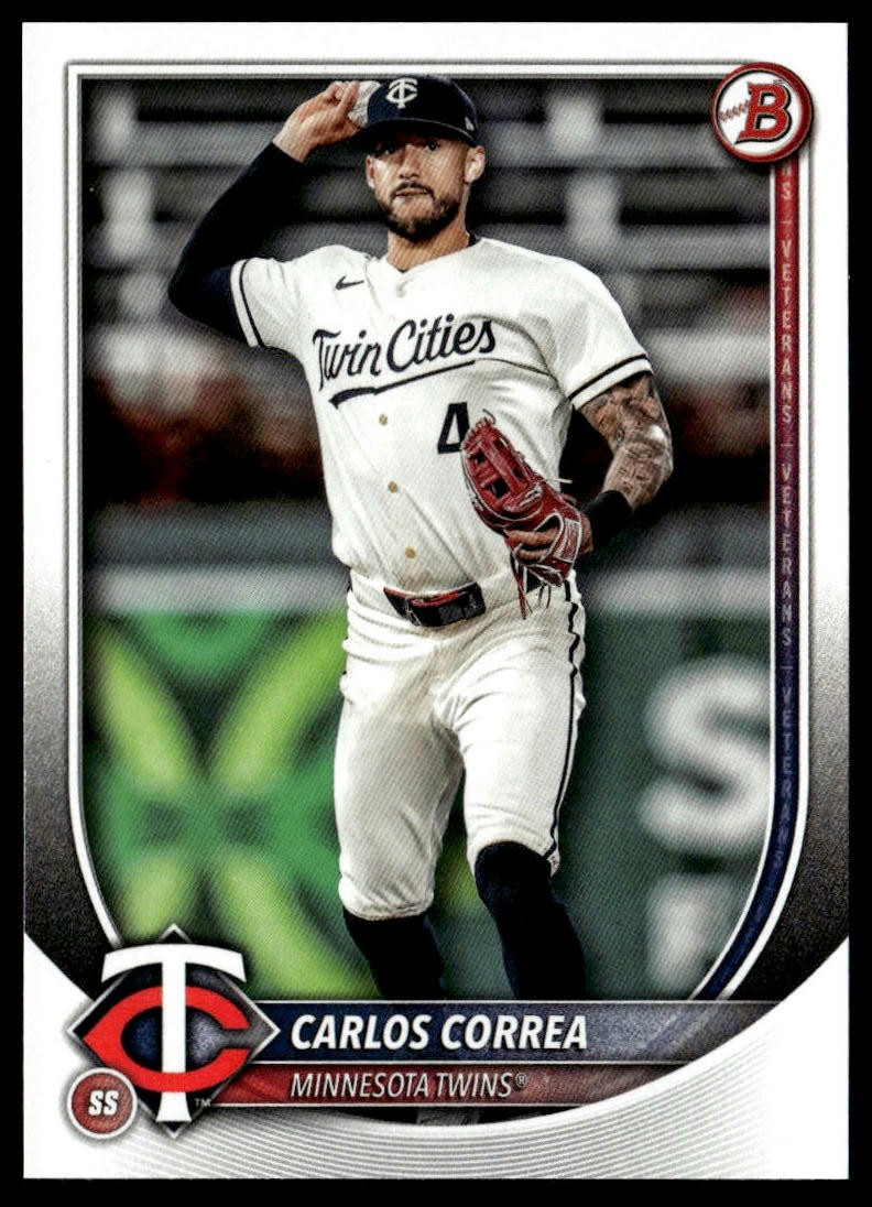 2025 Bowman #73 Carlos Correa