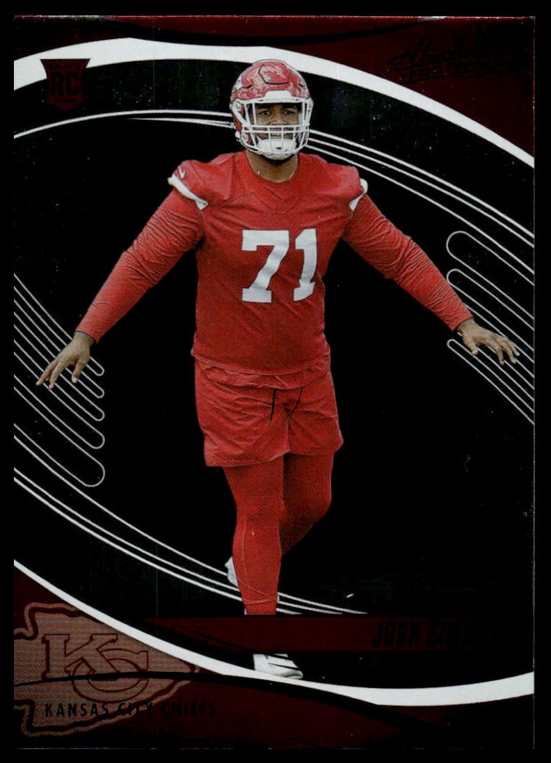 2025 Panini Absolute #146 Josh Simmons Red