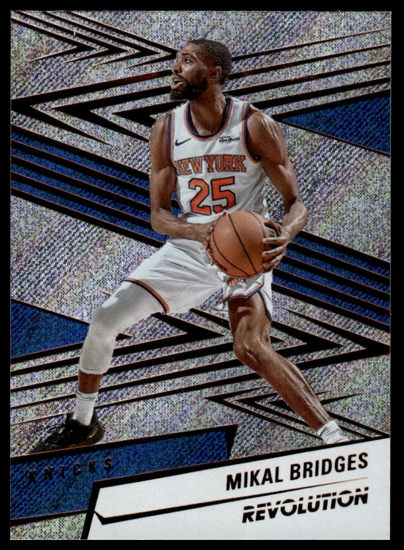 2024-25 Panini Revolution #25 Mikal Bridges Blue Storm