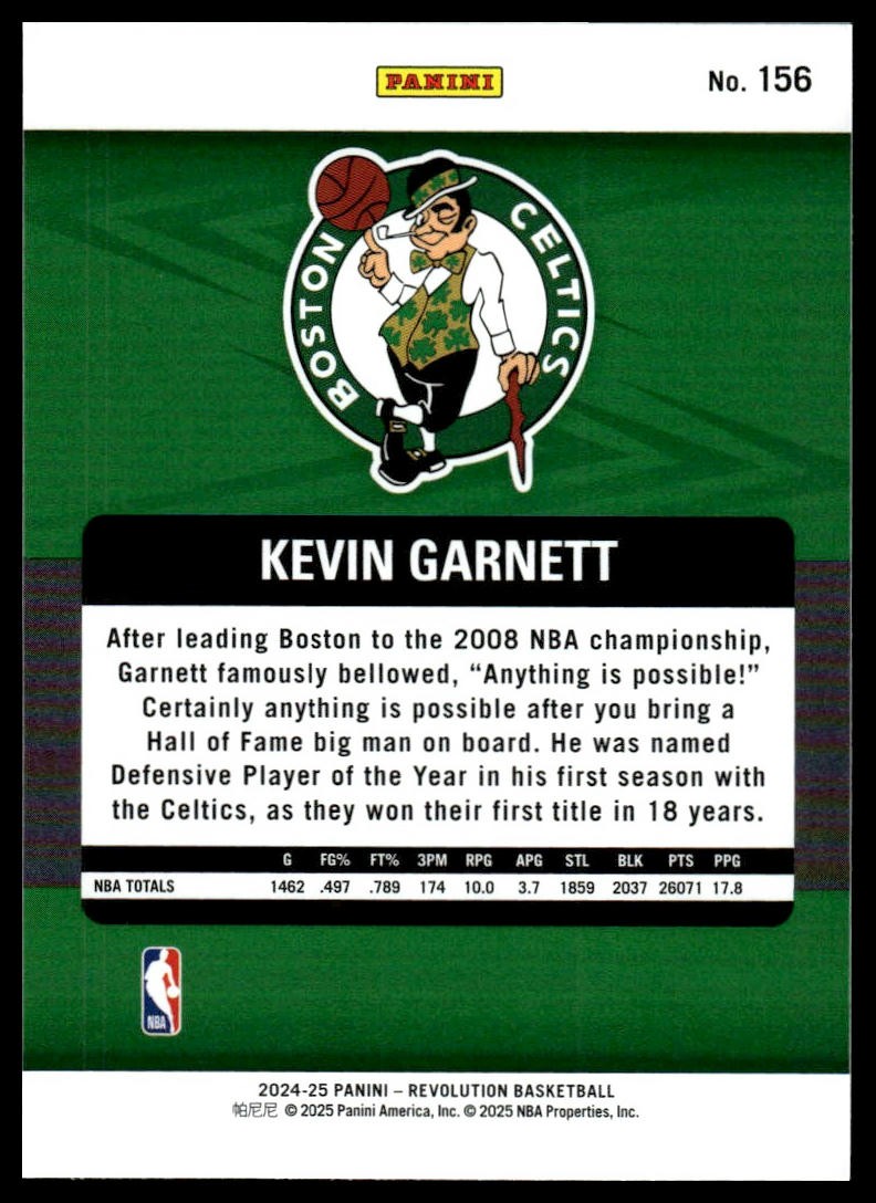 2024-25 Panini Revolution #156 Kevin Garnett