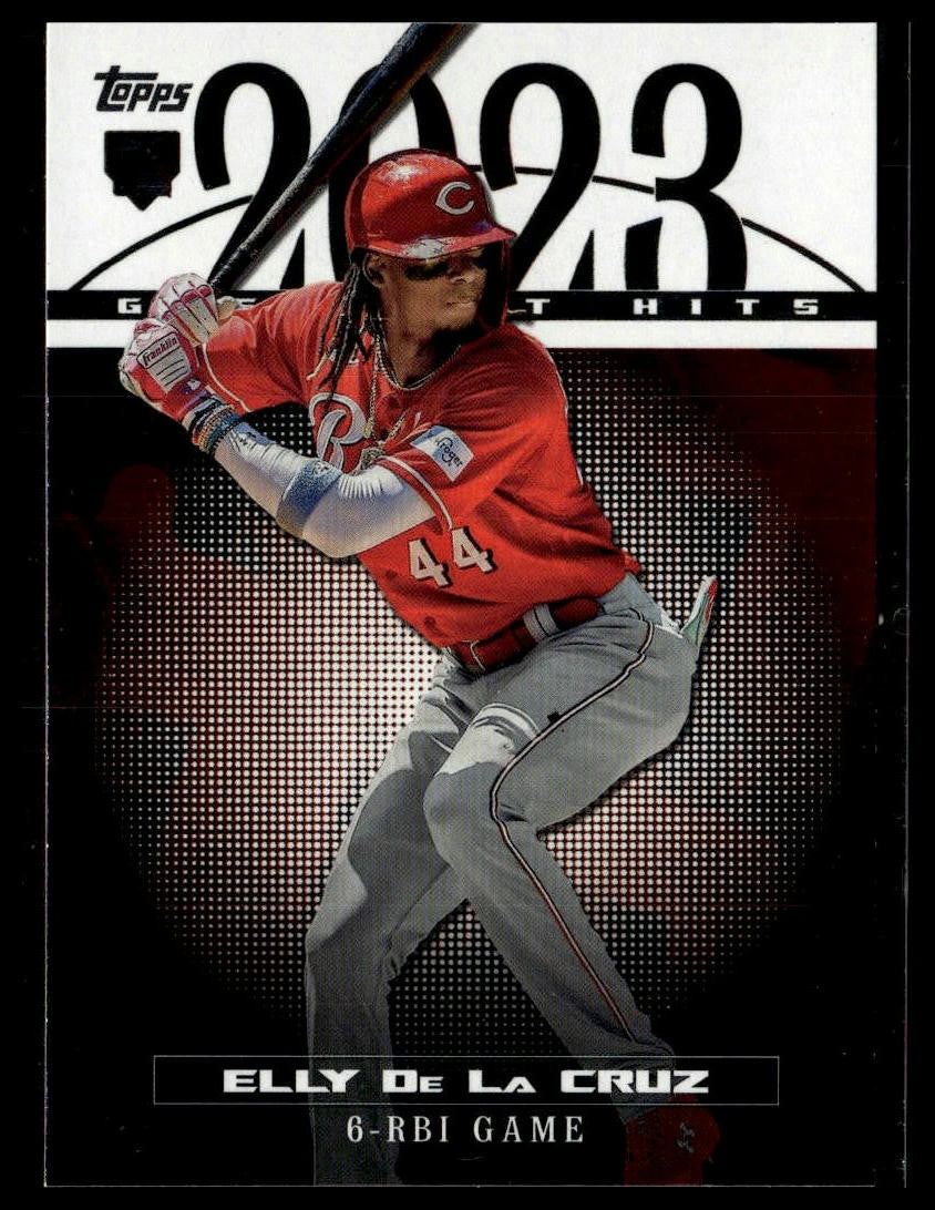 2024 Topps #23GH-25 Elly De La Cruz 2023 Greatest Hits Blue