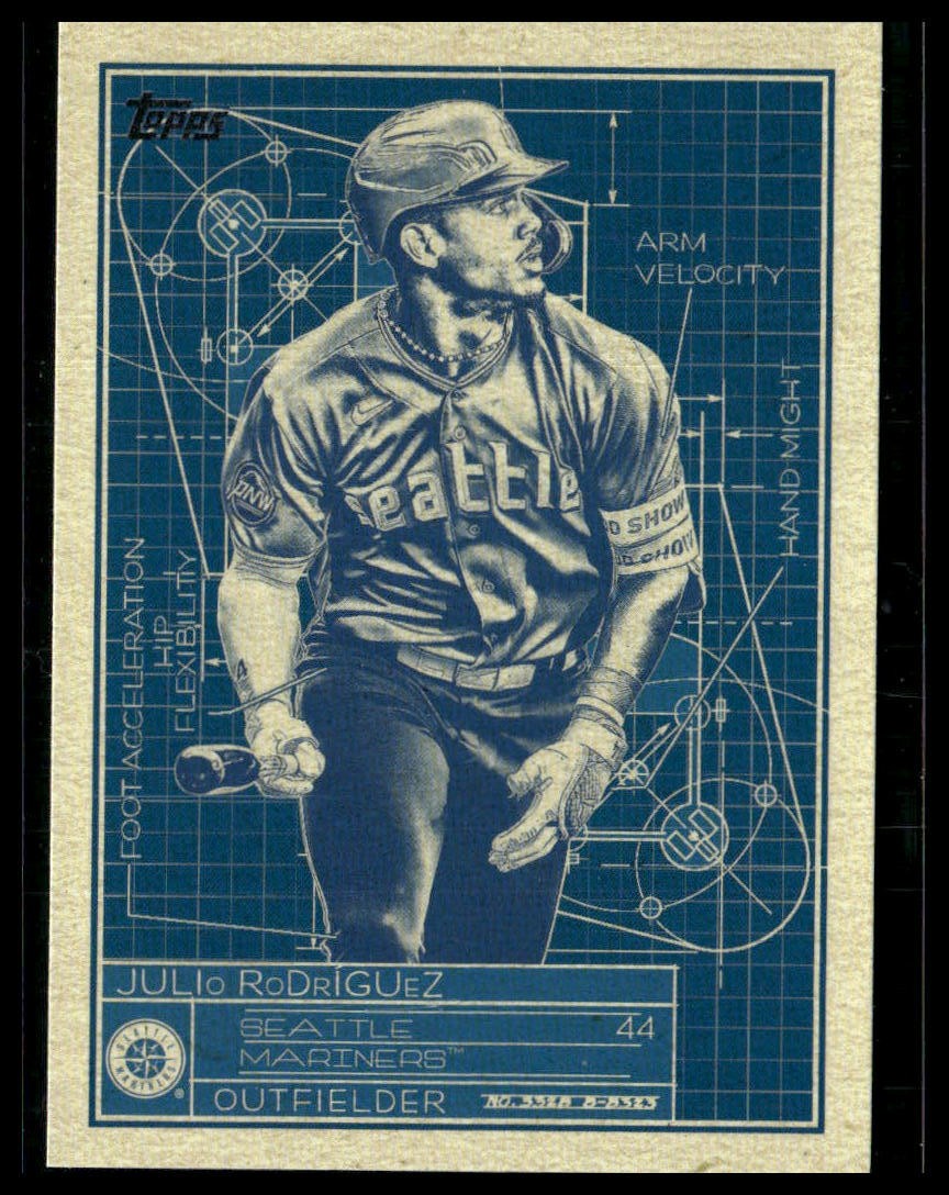 2024 Topps #SB-6 Julio Rodríguez Superstar Blueprint