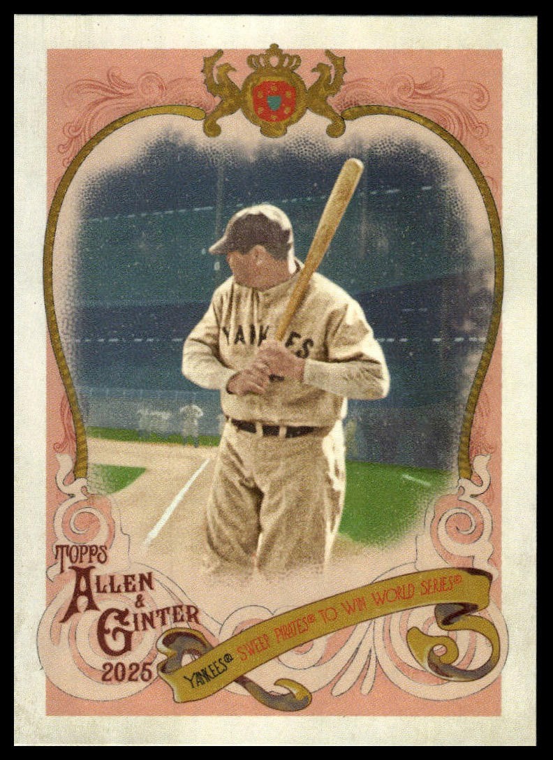2025 Topps Allen & Ginter #SV-40 Babe Ruth Sweet Victory
