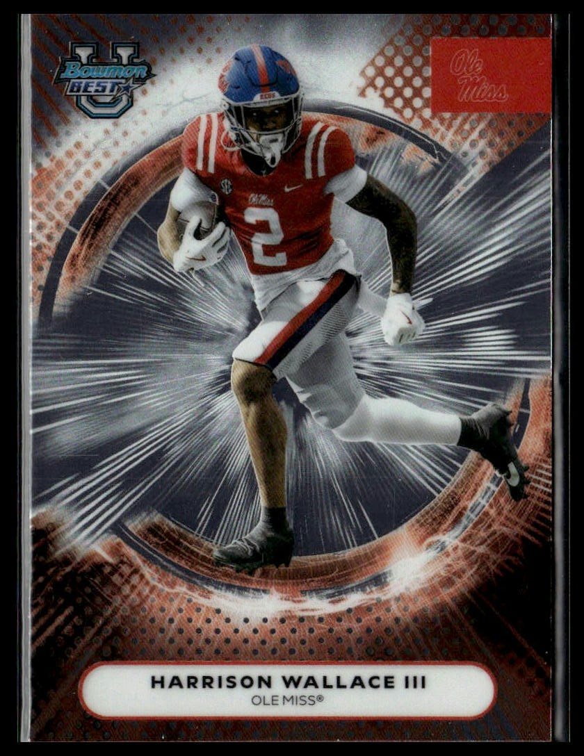 2025 Bowman University Best #90 Harrison Wallace III