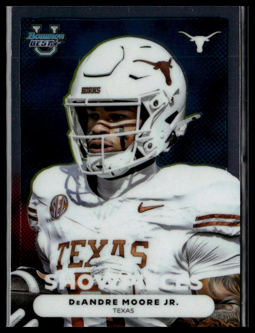 2025 Bowman University Best #BS-22 DeAndre Moore Jr. Bowman Showpieces