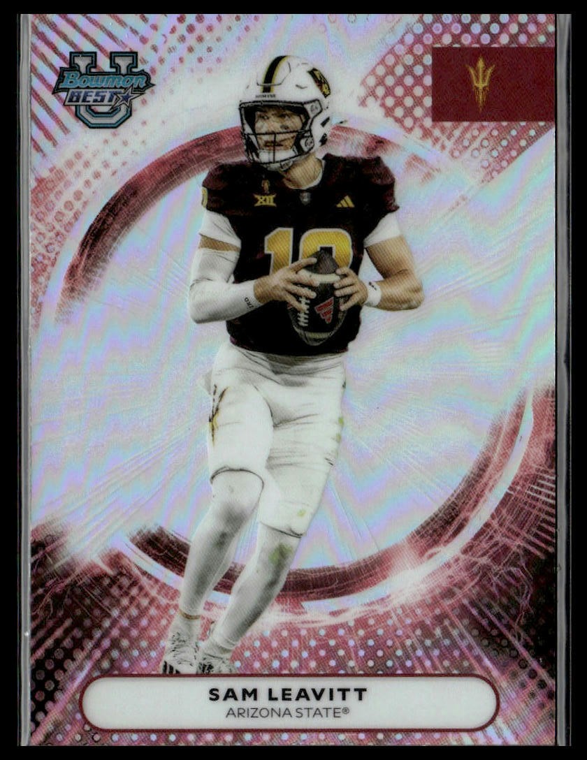 2025 Bowman University Best #62 Sam Leavitt Refractor