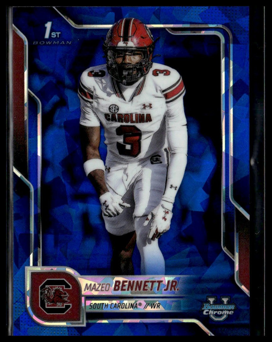 2025 Bowman University Chrome Sapphire #66 Mazeo Bennett