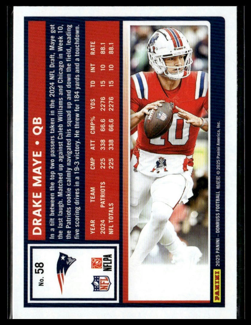 2025 Donruss #58 Drake Maye