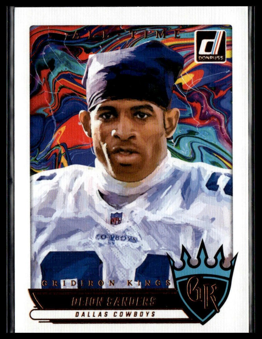 2025 Donruss #ATGK-DSS Deion Sanders All-Time Gridiron Kings
